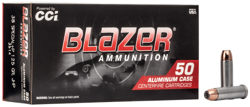 CCI Blazer 38 Special +P Ammo - 125 Grain | JHP | 50rd Box