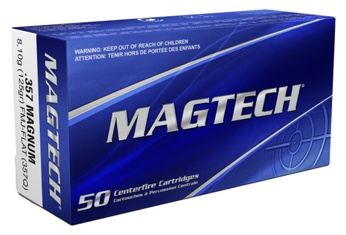 Magtech Range/Training 357 Mag Ammo - 125 Grain | FMJ | 50rd Box