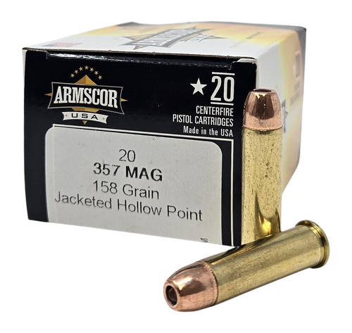 Armscor 357 Mag Ammo - 158 Grain | JHP | 20rd Box