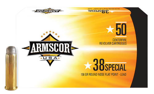 Armscor USA 38 Special Ammo - 158 Grain | Lead | 50rd Box