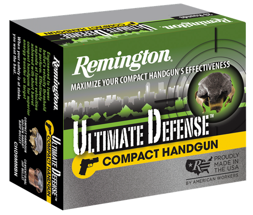 Remington Ultimate Defense Compact 45 ACP Ammo - 230 Grain | JHP | 20rd Box