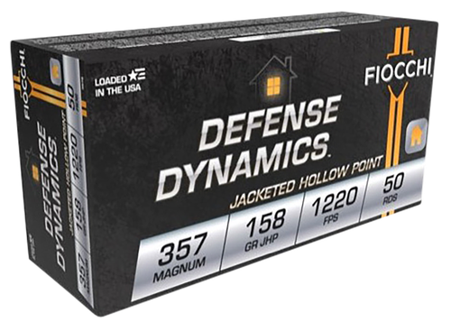 Fiocchi Defense Dynamics 357 Mag Ammo - 158 Grain | JHP | 50rd Box