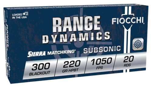 Fiocchi 300 Blackout Ammo - 220 Grain | OTM | 20rd Box