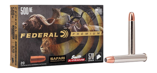 Federal Premium 500 Nitro Express Ammo - 570 Grain | 20rd Box