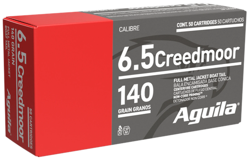 Aguila Target & Range 6.5 Creedmoor Ammo - 140 Grain | FMJ | 20rd Box