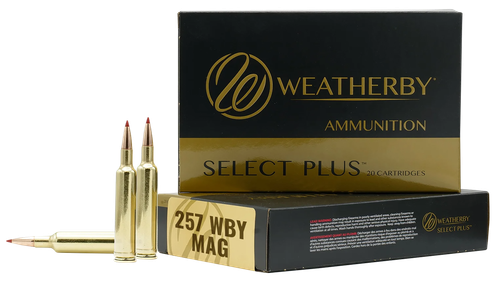 Weatherby Select Plus 257 Wby Mag Ammo - 100 Grain | Polymer Tip | 20rd Box
