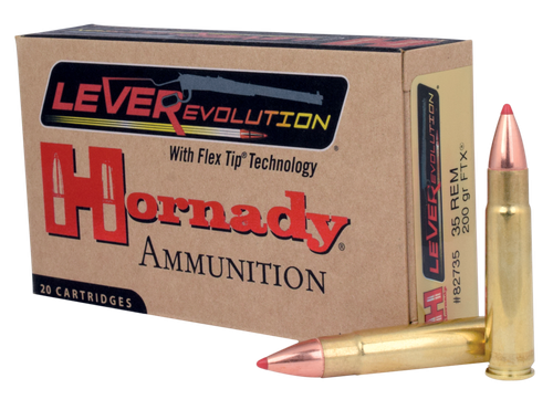 Hornady LEVERevolution 35 Rem Ammo - 200 Grain | Polymer Tip | 20rd Box