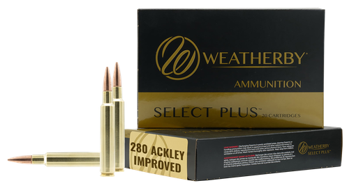 Weatherby Select Plus 280 Ackley Improved Ammo - 139 Grain | Solid Copper | 20rd Box