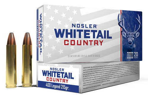 Nosler Whitetail Country 400 Legend Ammo - 215 Grain | 20rd Box
