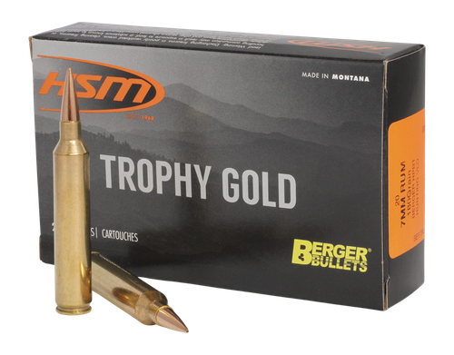 HSM Trophy Gold 7mm RUM Ammo - 180 Grain | OTM | 20rd Box