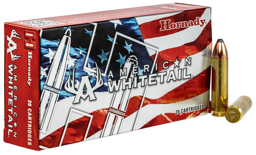 Hornady American Whitetail 450 Bushmaster Ammo - 245 Grain | Soft Point | 20rd Box
