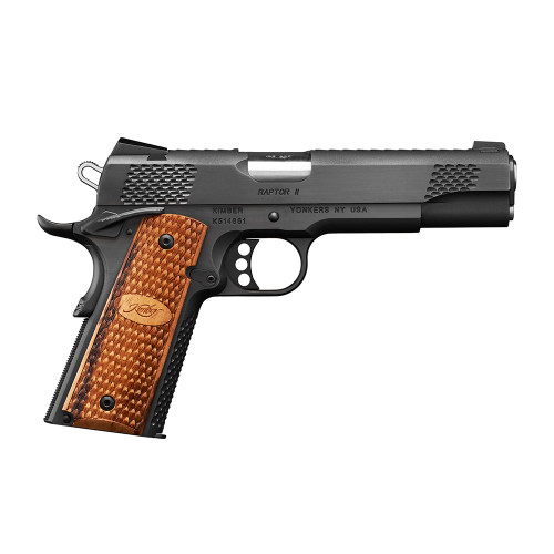 Kimber Raptor II CALIFORNIA LEGAL - .45 ACP - Zebra Wood