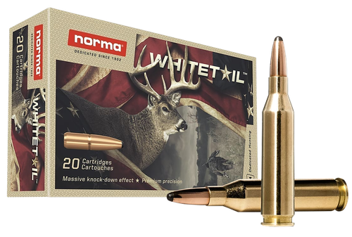 Norma Dedicated Hunting 243 Win Ammo - 100 Grain | Soft Point | 20rd Box