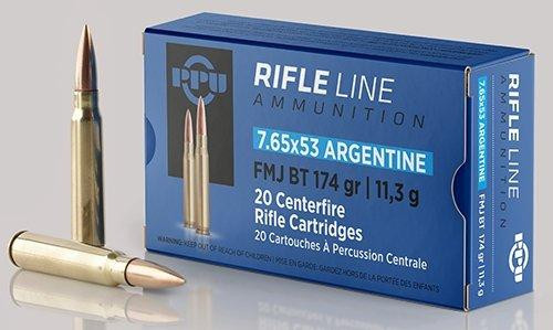 PPU Metric Rifle 7.65x53mm Argentine Ammo - 174 Grain | FMJ | 20rd Box