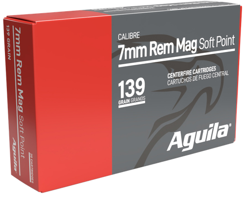 Aguila Interlock 7mm Rem Mag Ammo - 139 Grain | Soft Point | 20rd Box