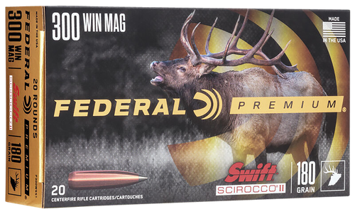 Federal Premium 300 Win Mag Ammo - 180 Grain | Polymer Tip | 20rd Box (P300WSS1)