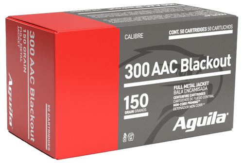 Aguila Target & Range 300 Blackout Ammo - 150 Grain | FMJ | 50rd Box