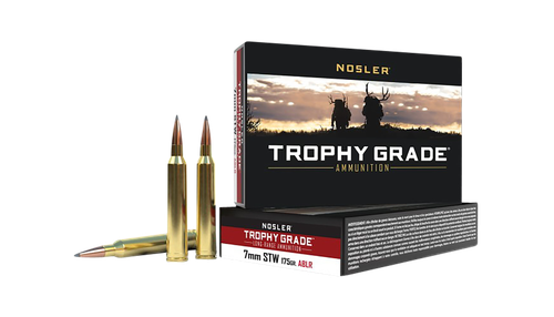 Nosler Trophy Grade 7mm STW Ammo - 175 Grain | Polymer Tip | 20rd Box