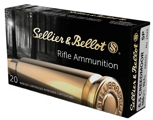 Sellier & Bellot 6.5 Creedmoor Ammo - 156 Grain | Soft Point | 20rd Box