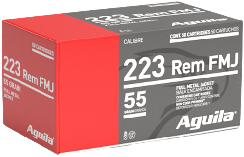 Aguila Target & Range 223 Rem Ammo - 55 Grain | FMJ | 50rd Box