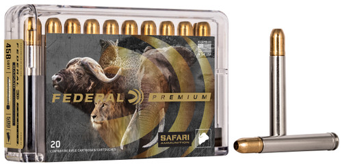 Federal Premium 458 Win Mag Ammo - 500 Grain | Solid Copper | 20rd Box