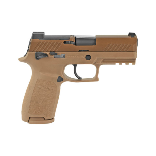 Sig Sauer P320 M18 in 9mm Coyote Tan Right Side