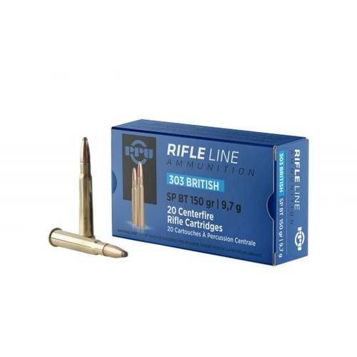 PPU 303 British Ammo - 150 Grain | Soft Point | 20rd Box