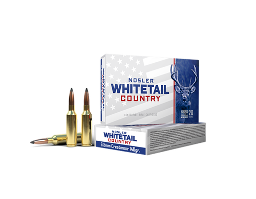 Nosler 6.5 Creedmoor Ammo - 140 Grain | Soft Point | 20rd Box