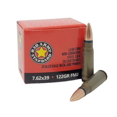 Century BSP 7.62x39 Ammo - 122 Grain | Soft Point | 20rd Box
