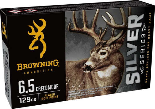 Browning Silver 6.5 Creedmoor Ammo - 129 Grain | Soft Point | 20rd Box