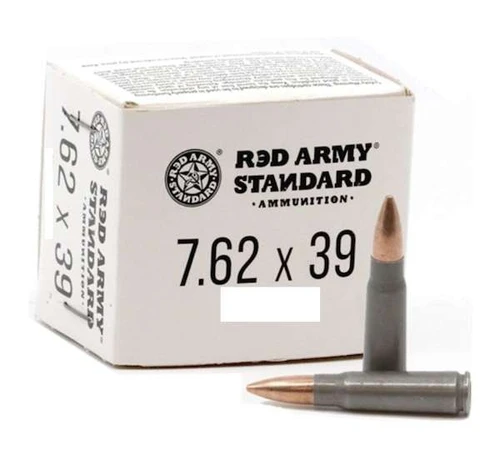 Red Army Standard 7.62x39 Ammo - 122 Grain | JHP | 20rd Box
