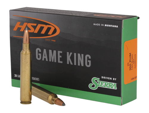 HSM Game King 300 RUM Ammo - 150 Grain | Soft Point | 20rd Box