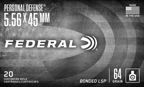 Federal 5.56 NATO Ammo - 64 Grain | Soft Point | 20rd Box (TCB55664X)