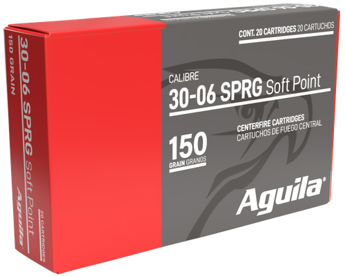 Aguila Interlock 30-06 Springfield Ammo - 150 Grain | Soft Point | 20rd Box