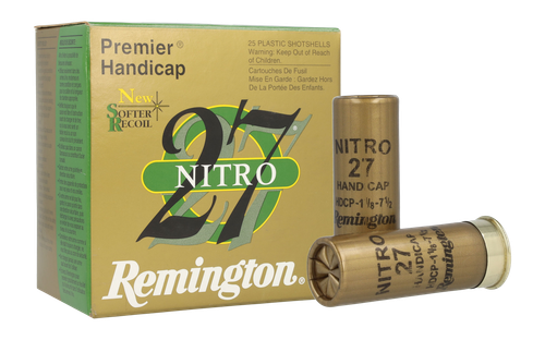 Remington Premier Nitro 27 Handicap 12 Gauge Ammo - 2-3/4" | 1 1/8 oz | #7.5 Shot | 25rd Box