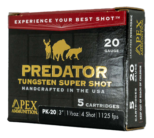 Apex 20 Gauge Ammo - Steel | 5rd Box (PK20-154)