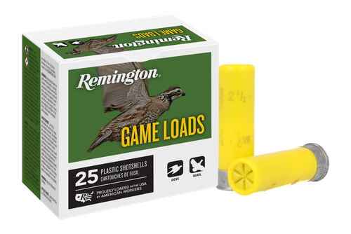 Remington Game Load 20 Gauge Ammo - 2-3/4" | 7/8 oz | #7.5 Shot | 25rd Box