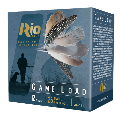 Rio Texas Game Load High Velocity 12 Gauge Ammo - 2-3/4" | 1 1/4 oz | #8 Shot | 25rd Box (TGHV368)