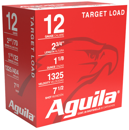 Aguila Sporting Clays 12 Gauge Ammo - 2-3/4" | 1 1/8 oz | #7.5 Shot | 25rd Box