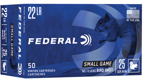 Federal Small Game & Target 22 LR Ammo - Shot | 50rd Box