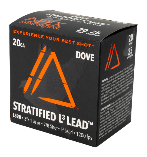 Apex 20 Gauge Ammo - Steel | 25rd Box (ED203-78)