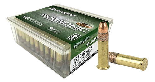 Remington Subsonic 22 LR Ammo - 40 Grain | HP | 100rd Box