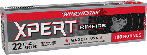 Winchester Xpert 22 LR Ammo - 42 Grain | HP | 100rd Box