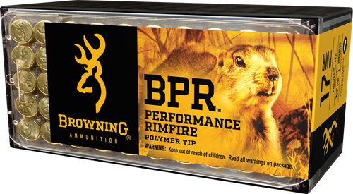 Browning BPR Performance 17 HMR Ammo - 17 Grain | Polymer Tip | 50rd Box