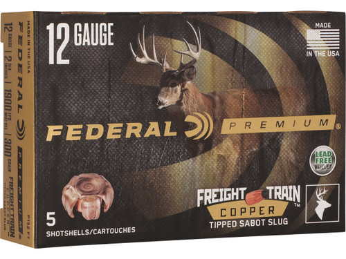 Federal Premium Freight Train 12 Gauge Ammo - 2-3/4" | Slug | 5rd Box