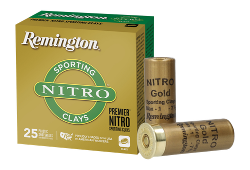 Remington Premier Nitro Sporting Clay 12 Gauge Ammo - 2-3/4" | 1 oz | #7.5 Shot | 25rd Box (28850)