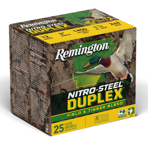 Remington 12 Gauge Ammo - 3" | 1 1/4 oz | #2 Steel Shot | 25rd Box (R20049)