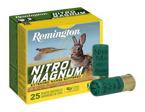 Remington Nitro Magnum 12 Gauge Ammo - 3" | 1 7/8 oz | #4 Shot | 25rd Box