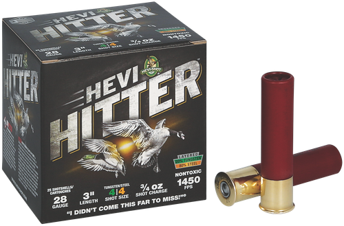 HEVI-Shot Hevi-Hitter 28 Gauge Ammo - 3" | 3/4 oz | Tungsten | 25rd Box (HS28284)
