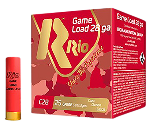 Rio Game Load Heavy Field 28 Gauge Ammo - 2-3/4" | 1 oz | #7.5 Shot | 25rd Box